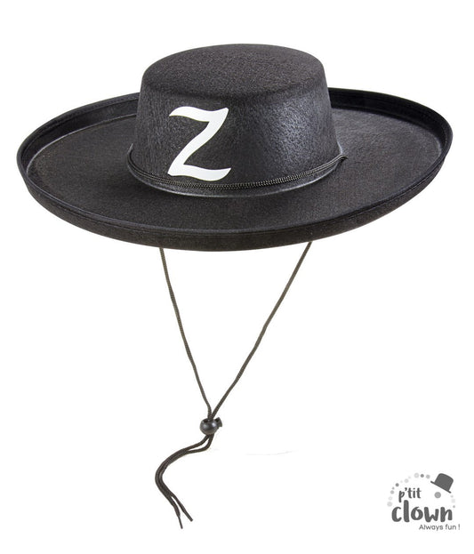 Chapeau feutrine Zorro