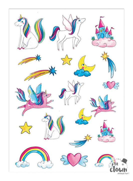 Tatouages Temporaires licorne