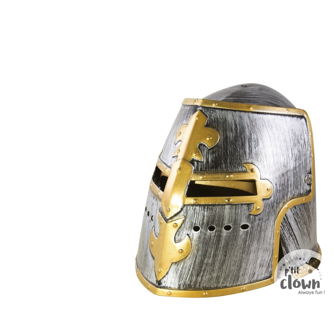 Casque de chevalier médiéval