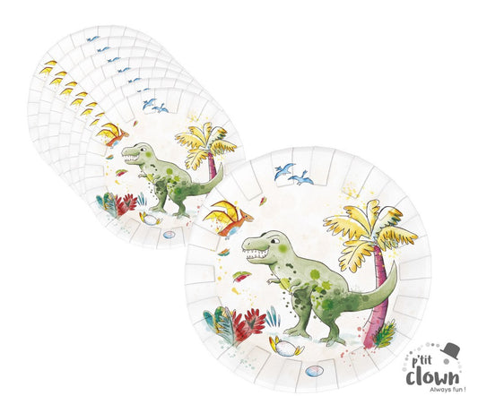 C&L Assiette Dinosaures