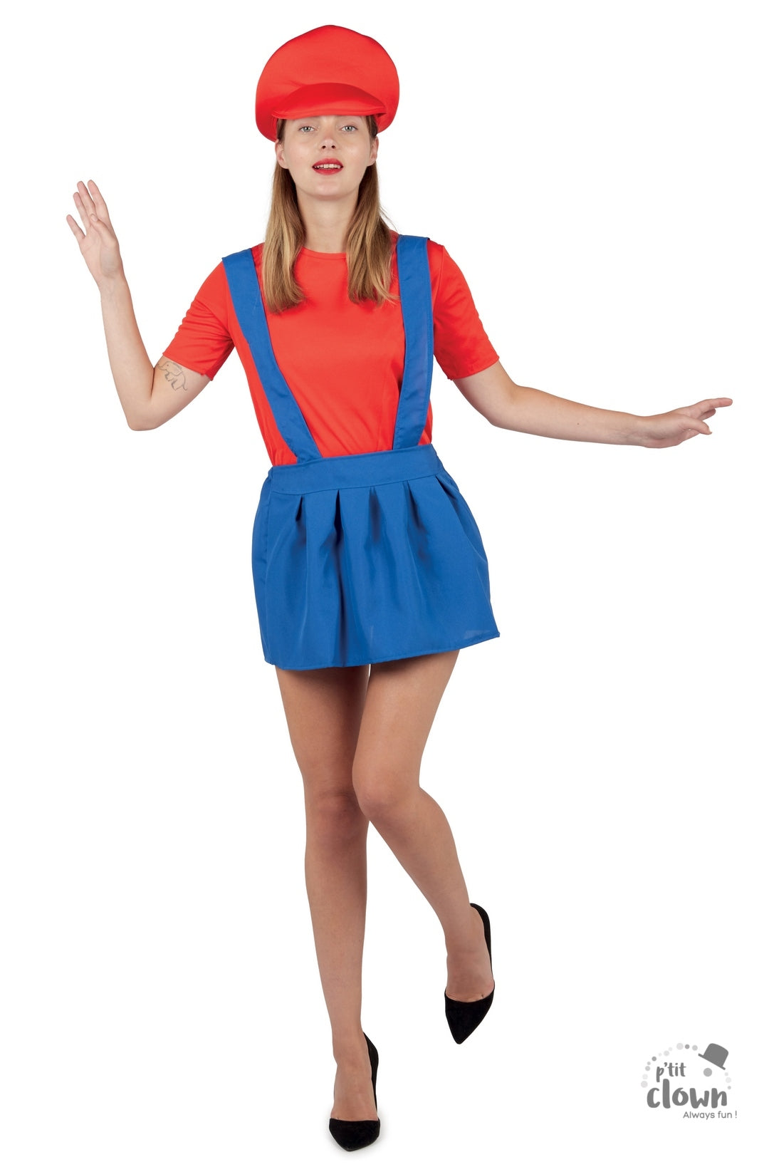 C&L Costume Mario/Luigi femme | Adulte