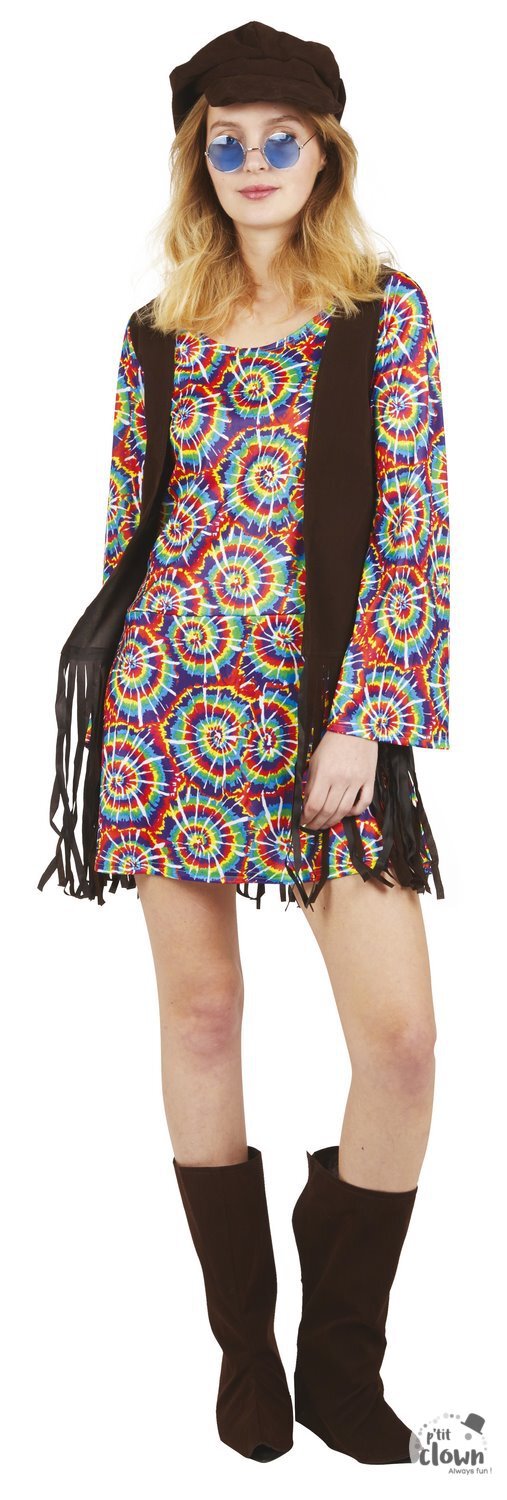 C&L Costume Femme Hippie | Adulte